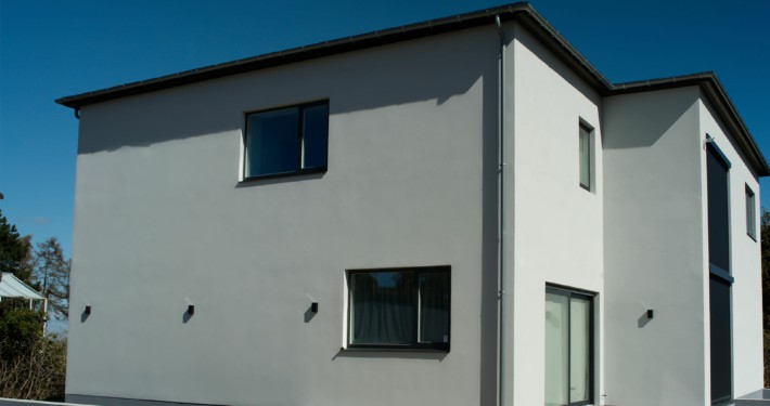 renoveret facade